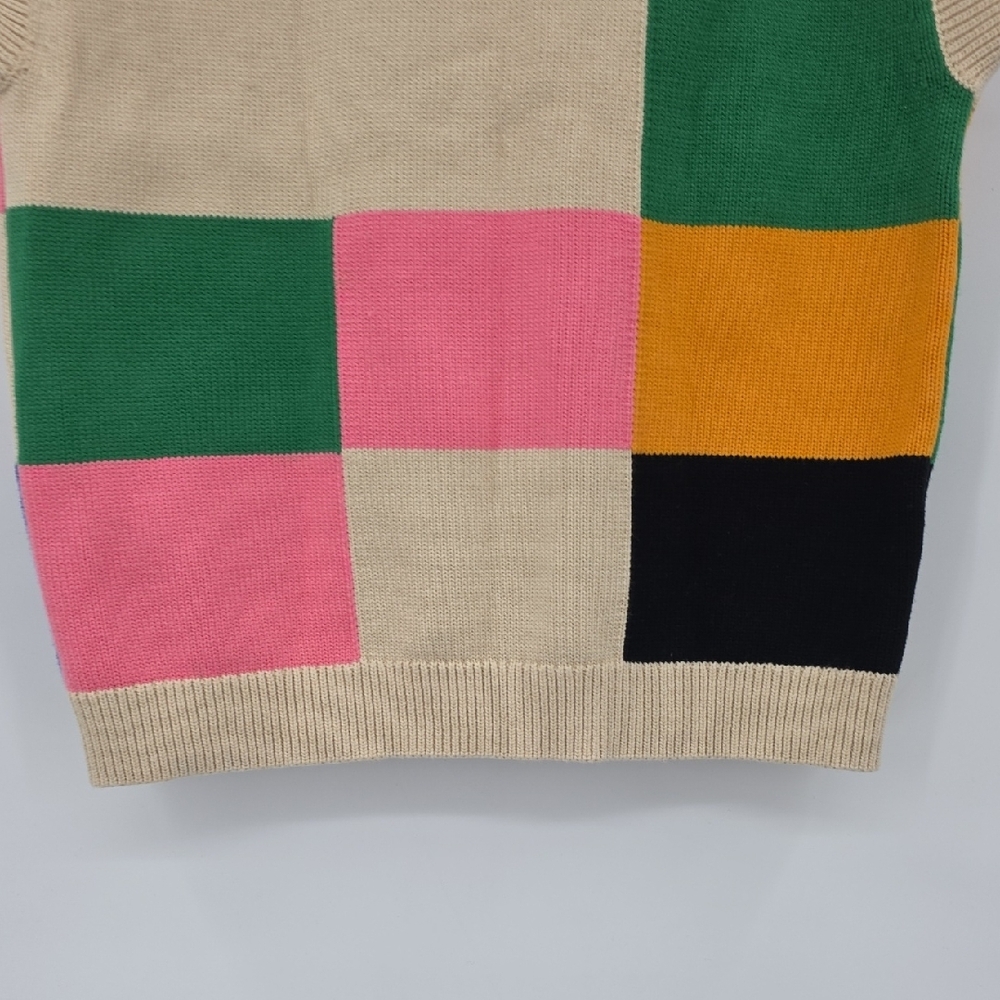 Stella Nova Multicolor Patchwork Sleeveless Sweat… - image 6